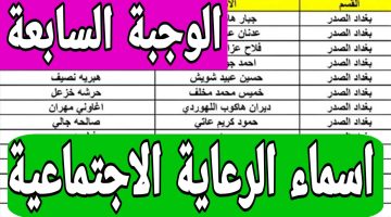 وزارة العمل والشؤون الاجتماعية تعلن عن مشمولين الرعاية الاجتماعية الوجبة السابعة العراق