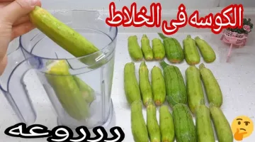 جربي الكوسة في الخلاط وادعيلي.. مش هتصدقي نتيجة الكوسة في الخلاط ولادك هيحبوها 