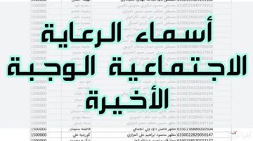 استعلم الآن عن أسماء المقبولين في الرعاية الاجتماعية 2024 .. الوجبة الأخيرة عبر منصة مظلتي