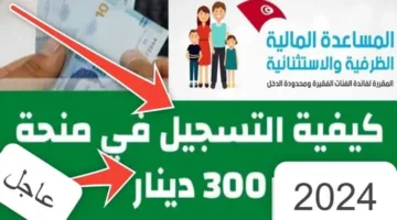 “سجل واستفيد بالمنحة”.. شروط التسجيل في منحة تونس 300 دينار 2024 وخطوات التسجيل عبر الموقع الرسمي social.gov.tn