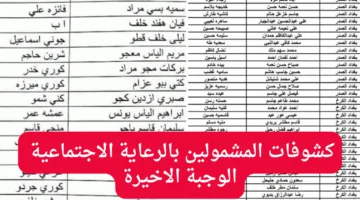 “منصة مظلتي spa.gov.iq”.. رابط كشوفات المشمولين بالرعاية الاجتماعية الوجبة الأخيرة 2024 عموم العراق