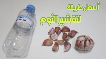 متشليش هم بعد اليوم.. فكرة جديدة لتقشير الثوم بسرعة كبيرة بسر أشهر الشيفات هتقدري تقشري كمية كبيرة في وقت قصير 