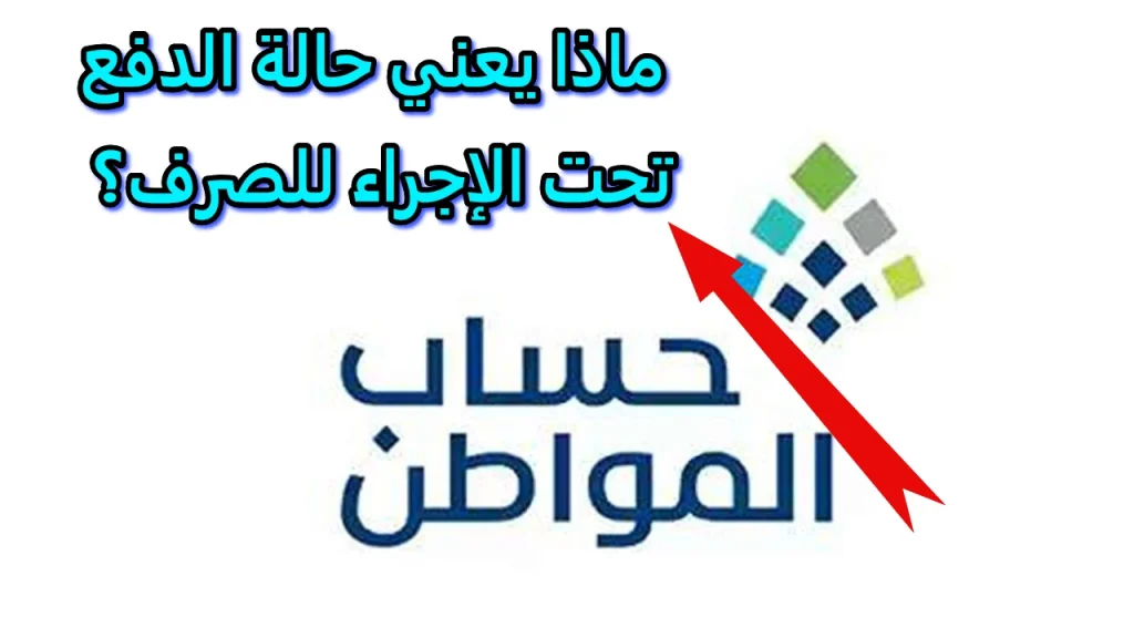 حالة الدفعة تحت الإجراء للصرف في حساب المواطن