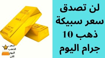 “اشتريها ومش هتخسر”.. سعر سبيكة الذهب btc اليوم الخميس 10 أكتوبر 2024 في مصر سعر