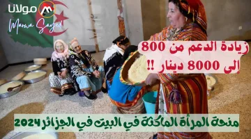 “زيادة الدعم من 800 إلى 8000 دينار” .. الوكالة الوطنية للتشغيل توضح حقيقة زيادة منحة المرأة الماكثة في البيت في الجزائر 2024