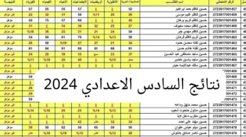 رابط نتائج السادس الاعدادي 2024 الدور الثالث بالعراق وزارة التربية والتعليم العراقية