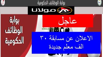 “رابط بوابة الوظائف الحكومية” ظهرت الآن نتيجة مسابقة وزارة التربية والتعليم 2024-2025