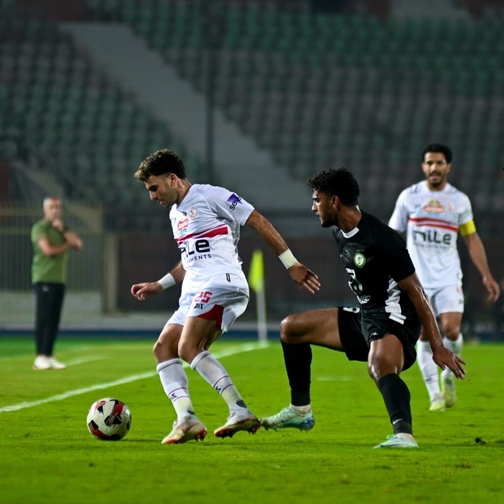 أحداث مباراة الزمالك والبنك الأهلي