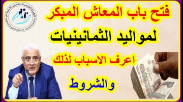 تفاصيل فتح باب المعاش المبكر لـ “مواليد الثمانينات” وشروط المعاش المبكر بعد التعديلات الجديدة في مصر