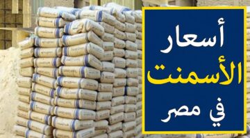 “المسلح والممتاز” سعر طن الاسمنت اليوم في مصر الأربعاء 6/11/2024 للمستهلك بجميع الشركات والمصانع المحلية