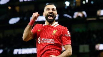 محمد صلاح يحقق إنجازًا لأول مرة في تاريخ الدوري الإنجليزي