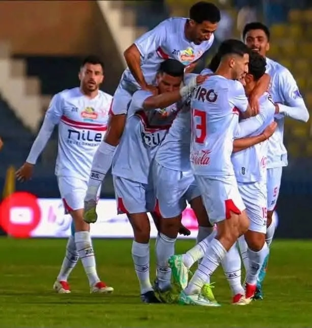 حسام أشرف يسجل هدف تقدم الزمالك في شباك بلاك بولز