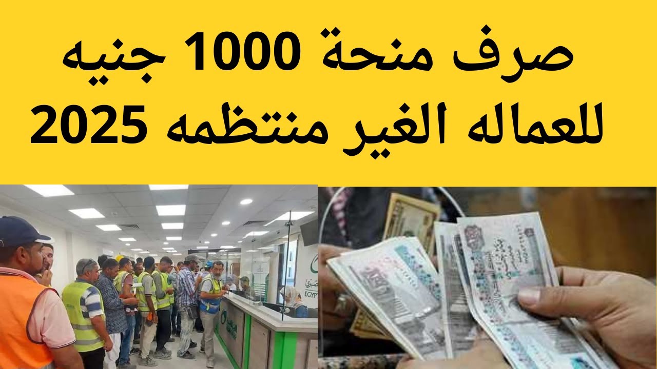 زيادة تصل ل 1000 ج بقرار من وزارة العمل…الاستعلام عن منحة العمالة الغير منتظمة 2025 وكيفية التقديم